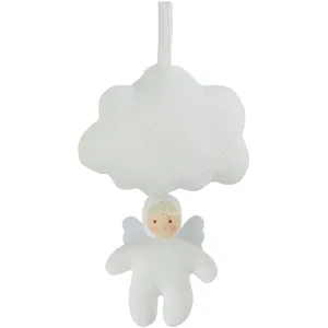 Trousselier Nuage Musical Ange Matelassé Blanc pas cher