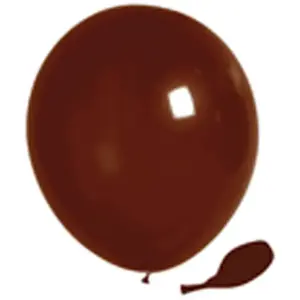 RueDeLaFete Grand sachet 100 ballons nacrés, 30 cm, chocolat pas cher