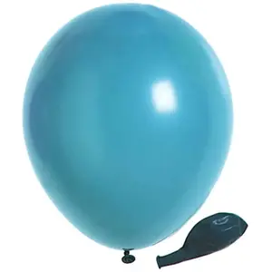 RueDeLaFete Sachet de 25 BALLONS Opaques 25cm, Turquoise 25cm pas cher