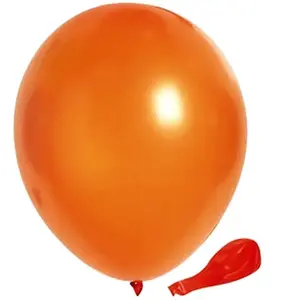 Sachet de 25 BALLONS Opaques 25cm, Orange 25cm 21714Orange BPUB pas cher