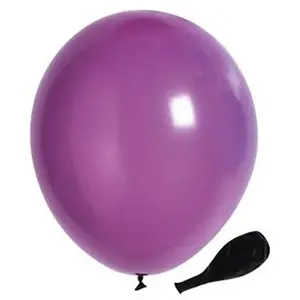 RueDeLaFete Sachet de 25 BALLONS Opaques 25cm, Violet 25cm pas cher