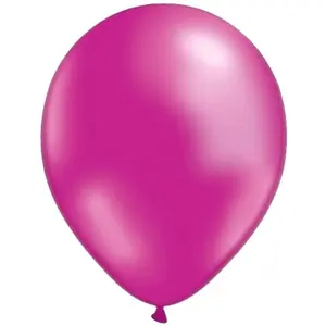 RueDeLaFete Sachet de 25 BALLONS Opaques 25cm, Fuchsia 25cm pas cher
