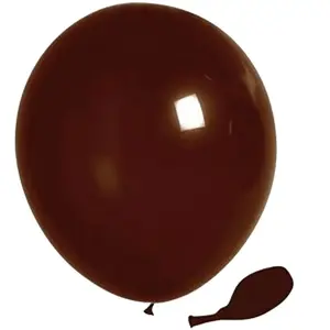 RueDeLaFete Sachet de 25 BALLONS Opaques 25cm, Chocolat 25cm pas cher