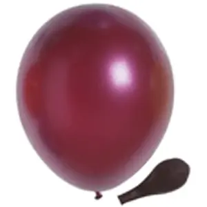 RueDeLaFete Grand sachet 100 ballons nacrés, 30 cm, bordeaux pas cher