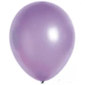 Non communiqué 100 Ballons métallisés en Lilas/Parme en latex naturel biodégradable de 30cm REF/2560 Fabrication française pas cher