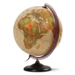 Globe terrestre lumineux 30 cm first antique jpc 465212 pas cher