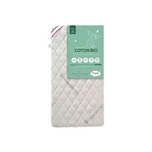 Comparateur de prix : Matelas Bébé Coton Bio - P'Tit Lit - 70x140 cm - Naturel et Hygiénique