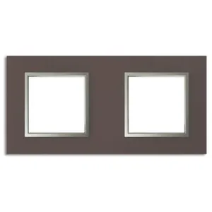 Plaque de finition double Colours Kalya verre muscade pas cher