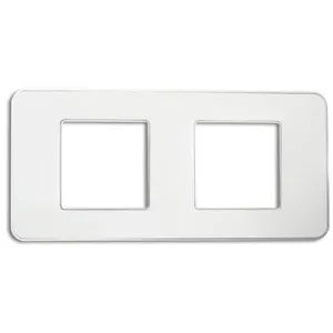 Plaque de finition double Colours Kalya blanc soft pas cher