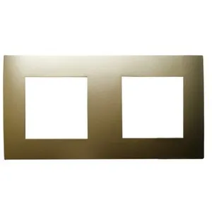 Plaque de finition double Colours Kalya or satin pas cher