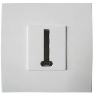 Prise de téléphone encastrable Diall blanc pas cher