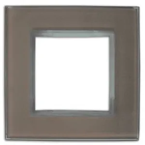 Plaque de finition Colours Kalya simple verre muscade pas cher
