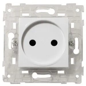 Mécanismes 2 prises Colours Kalya blanc glossy pas cher