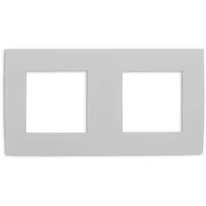 Plaque de finition double Colours Kalya gris