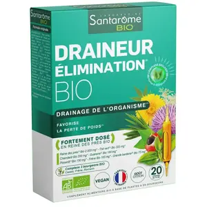 Santarome Bio Draineur Elimination Bio - 20 ampoulesVendu paramazon