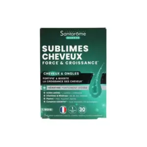 Comparateur de prix : Santarome Phyto Sublimes Cheveux Force & Croissance 30 comprimés