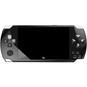 Console de Jeu Portable PSP X6 - Noir - Jeux variés intégrés 8G - Écra... pas cher