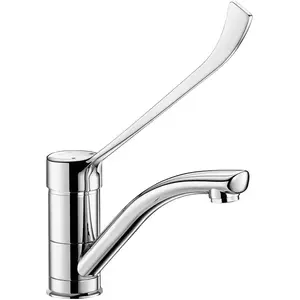 DELABIE Mitigeur de lavabo mécanique monotrou avec bec orientable - - 2522L pas cher
