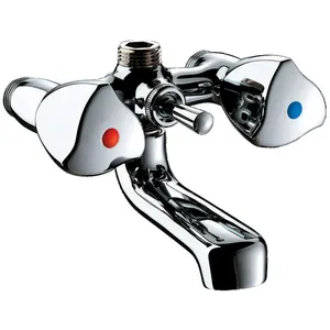 Comparateur de prix : Delabie Mélangeur bain-douche, mâle 15 x 21, entraxe 110 mm bec fixe