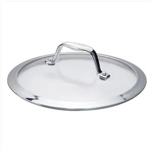 bekaline Couvercle Evolution 28 cm en verre et inox - Beka - Transparent - Verre pas cher