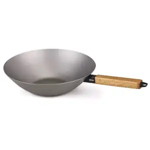 Comparateur de prix : Poêle wok Nomad 24 cm en acier carbone - Beka - Gris - Acier
