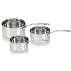 Comparateur de prix : Beka 13416974 Tri Lux Série de 3 Casseroles en acier inoxydable Triply 16/20 cm