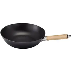 Poêle Wok - KITCHEN FUN BY BEKA - Bali - 28 cm - Tous feux + induction - Noir pas cher