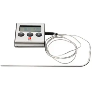 Beka Thermomètre minuteur Exacto avec sonde - - Noir - Plastique pas cher