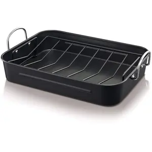 Comparateur de prix : BEKA Plat à four en tôle d'acier + une grille -38 x 29 cm
