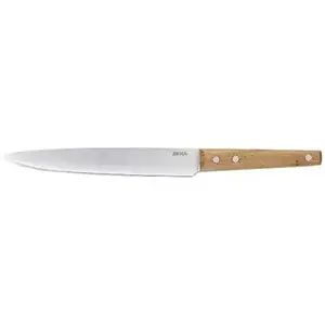 Couteau tranche lard Nomad 20 cm en acacia - Beka - Argent - Inox pas cher