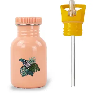Comparateur de prix : YOKO DESIGN Gourde simple paroi, 350 ml motif zebre & son bouchon