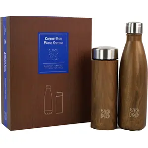Coffret bois 1 bouteille 500 ml et 1 théière 350ml Yoko Design pas cher