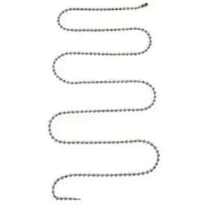 YOKO DESIGN Chaîne Fond de Tarte Chromé Métal 1,80 cm pas cher