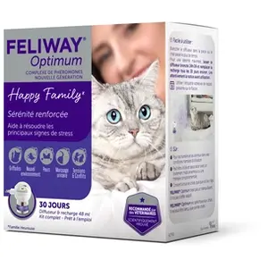 FELIWAY Optimum Kit complet Anti-stress chat nouvelle formule 30 jours pas cher