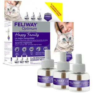 Comparateur de prix : Feliway® Optimum 48ml recharge pour chats 3uds.