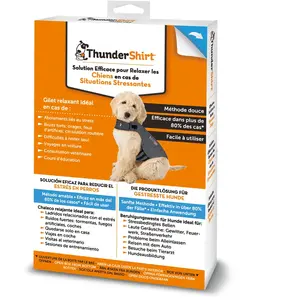Comparateur de prix : Gilet anti-stress ThunderShirt®, gris pour chien - taille XL