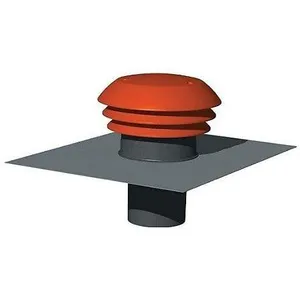 Comparateur de prix : Unelvent - Chapeau de toiture 125mm pour évacuation vmc couleur tuile