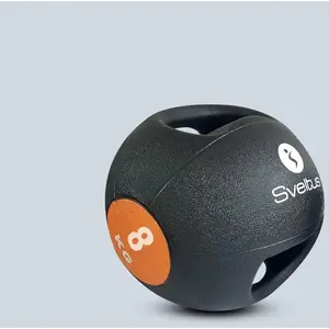 Comparateur de prix : Medecine ball avec poignées Sveltus 6kg Noir TU 0886