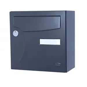 Comparateur de prix : Boîte Aux Lettres Compacte 1 Porte Extérieur Renz Acier Anthracite Mat