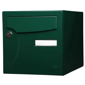 Comparateur de prix : Renz Boîte aux lettres normalisée 1 porte extérieur acier vert brillant