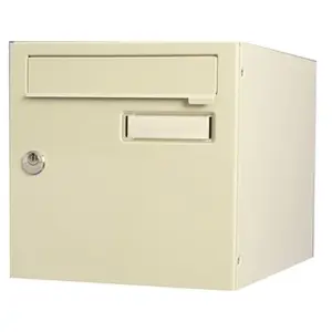 Comparateur de prix : Renz Boîte aux lettres normalisée 1 porte extérieur acier beige brillant