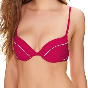 Huit - Haut de Maillot Magic Air Absolutely Chic framboise T.95D pas cher