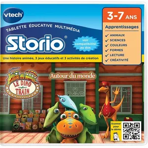 Comparateur de prix : VTECH Jeu Educatif Storio Le Dino Train