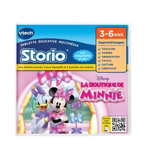 Comparateur de prix : Disney VTech Jeu La Boutique De Minnie Pour Storio 2, 3, Max