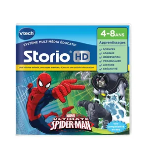 Comparateur de prix : Jeu pour tablette HD Storio Spiderman Vtech