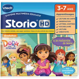 Comparateur de prix : Jeu pour tablette HD Vtech Storio Dora and Friends