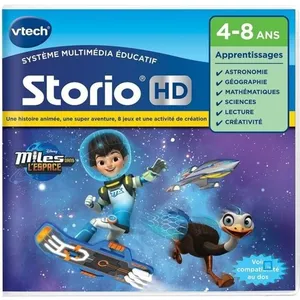 Jeu pour tablette HD Storio Vtech Miles dans l’Espace pas cher