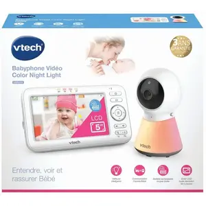 Comparateur de prix : VTech Babyphone Vidéo Color Night BM5254