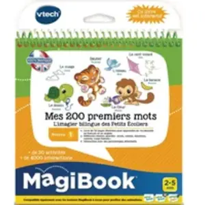 Comparateur de prix : VTech Vtech Magibook - Mes 200 Premiers Mots Français/Anglais
