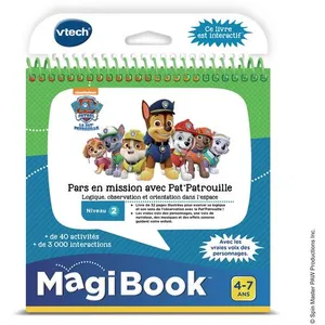 Comparateur de prix : Livre interactif Vtech MagiBook Pars en mission avec Pat’Patrouille